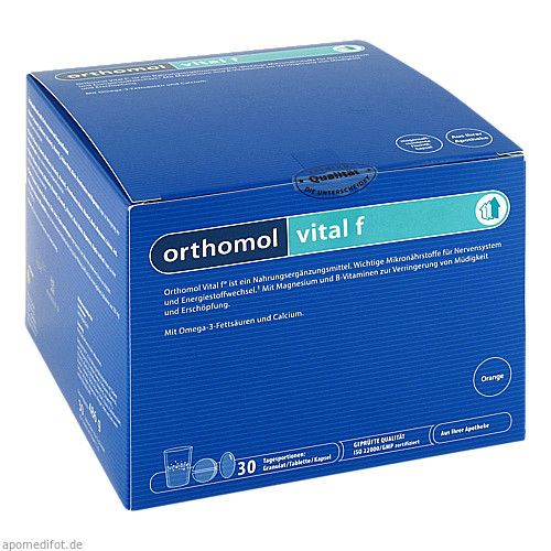 ORTHOMOL Vital F Granulat/Kap./Tabl.Kombip.30 Tage