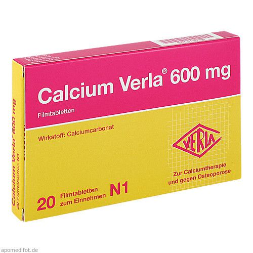 CALCIUM VERLA 600 mg Filmtabletten