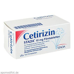 CETIRIZIN STADA 10 mg Filmtabletten