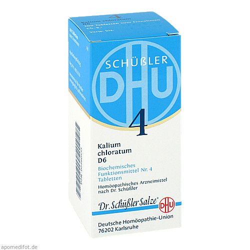 BIOCHEMIE DHU 4 Kalium chloratum D 6 Tabletten