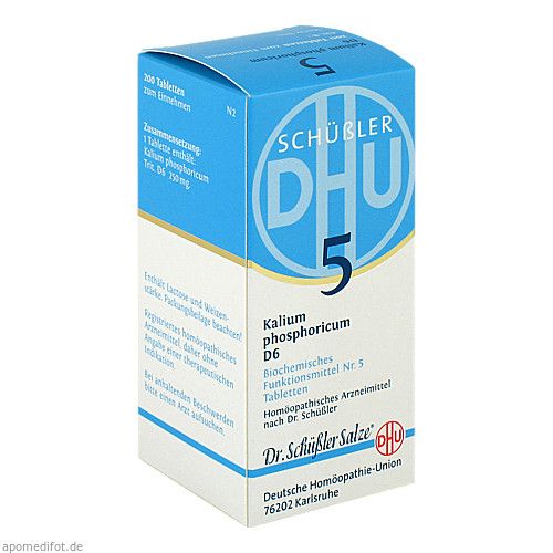 BIOCHEMIE DHU 5 Kalium phosphoricum D 6 Tabletten