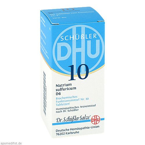 BIOCHEMIE DHU 10 Natrium sulfuricum D 6 Tabletten