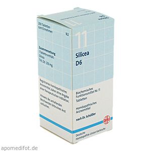 BIOCHEMIE DHU 11 Silicea D 6 Tabletten