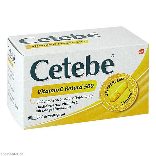 CETEBE Vitamin C Retardkapseln 500 mg