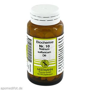 BIOCHEMIE10NatriumsulfuricumD6Tabletten