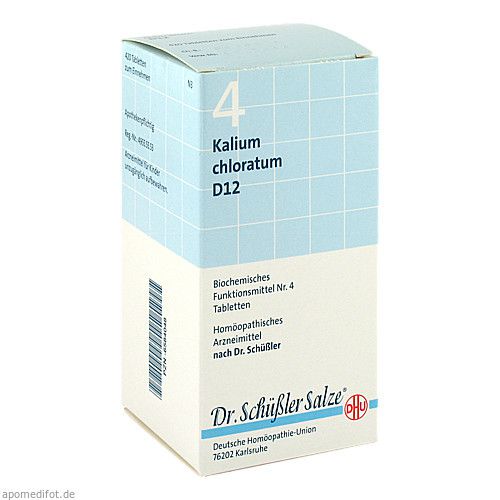 BIOCHEMIE DHU 4 Kalium chloratum D 12 Tabletten