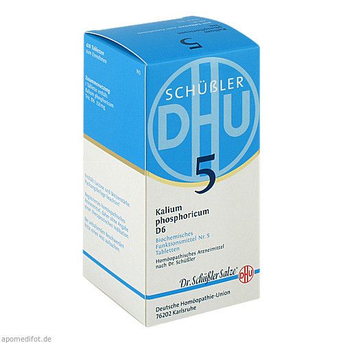 BIOCHEMIE DHU 5 Kalium phosphoricum D 6 Tabletten