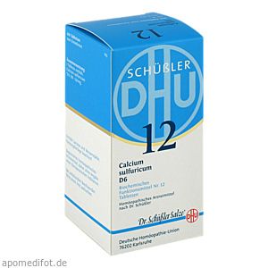 BIOCHEMIE DHU 12 Calcium sulfuricum D 6 Tabletten