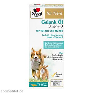 DOPPELHERZ für Tiere Gelenk Öl f.Hunde/Katzen