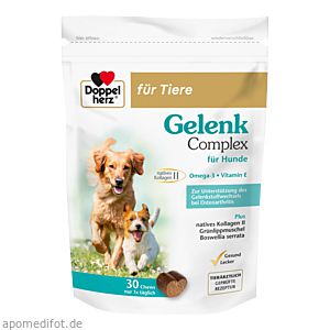 DOPPELHERZ für Tiere Gelenk Complex Chews f.Hunde