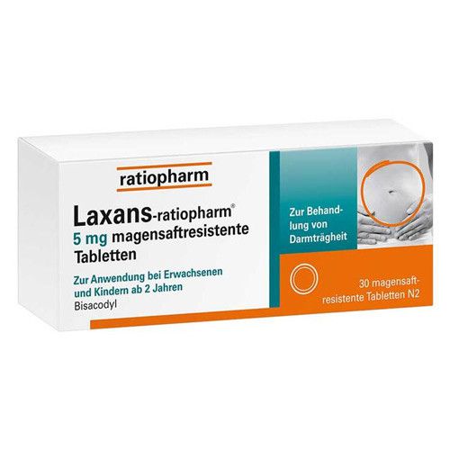 LAXANS-ratiopharm 5 mg magensaftres.Tabletten